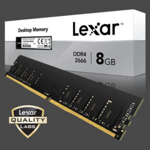 LEXAR 8GB DDR4 2666MHZ BLACK DESKTOP RAM
